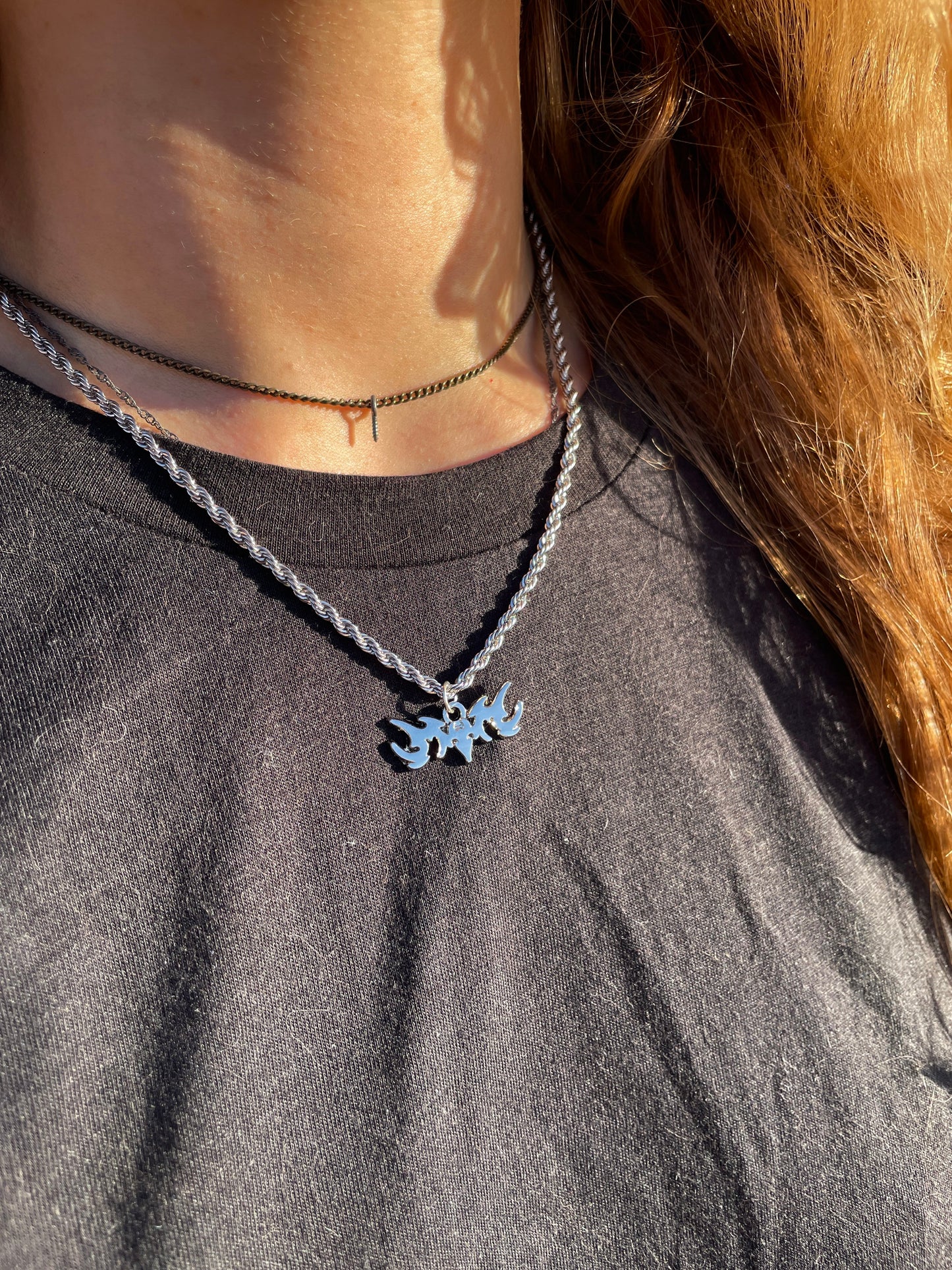 Cyber Goth Chrome Bat