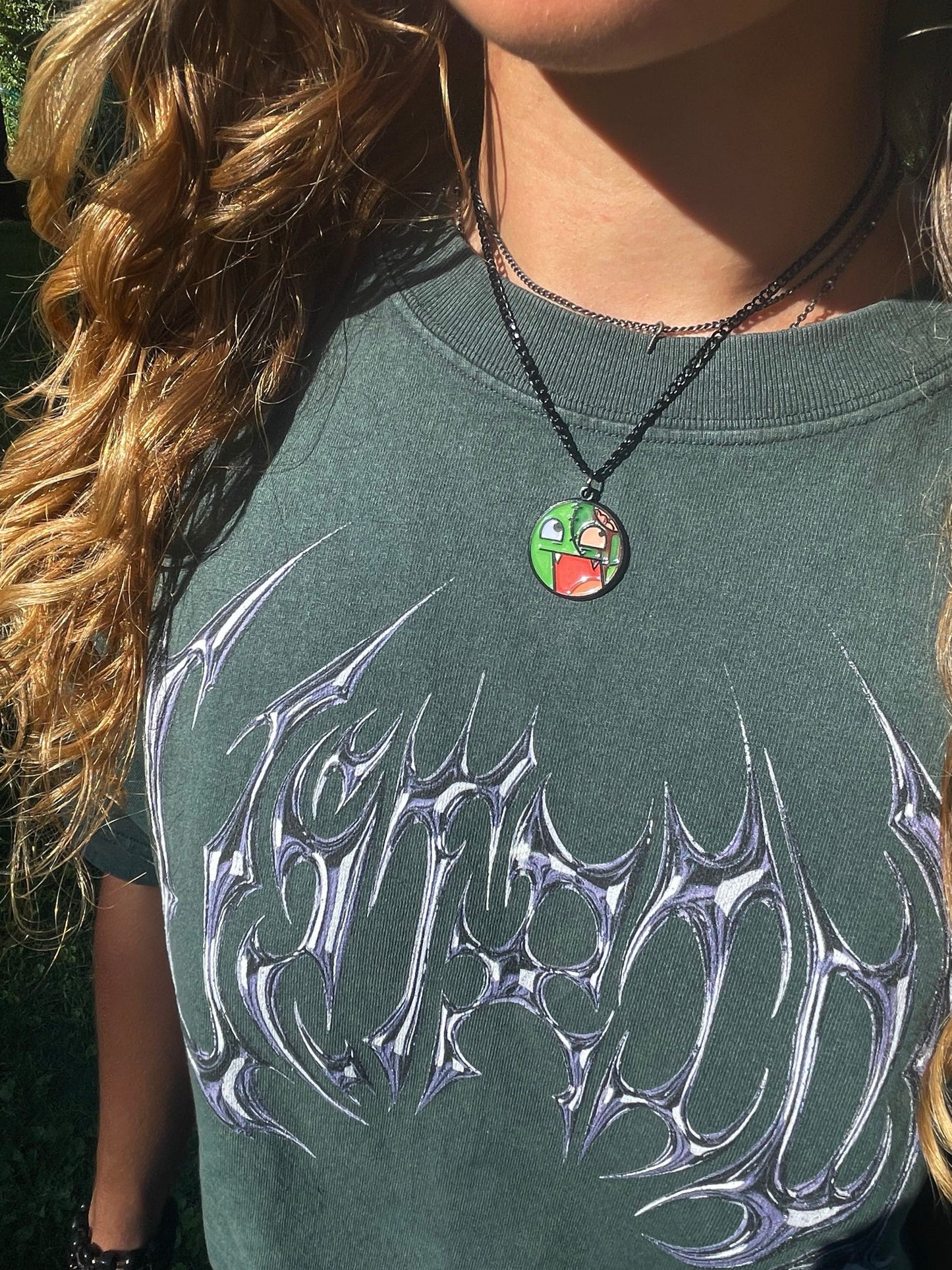 Zombie Epic Face Necklace