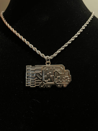 Chrome Nyan Necklace