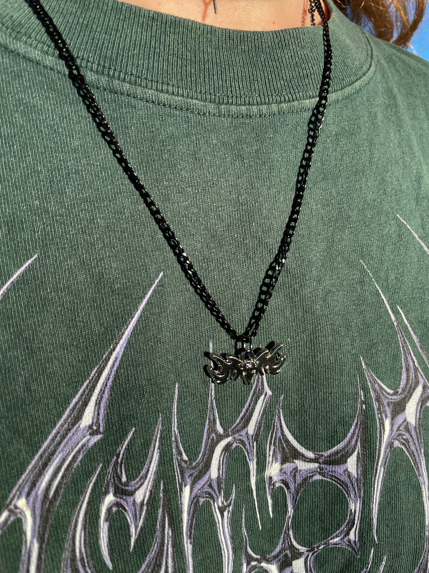 Cyber Goth Chrome Bat