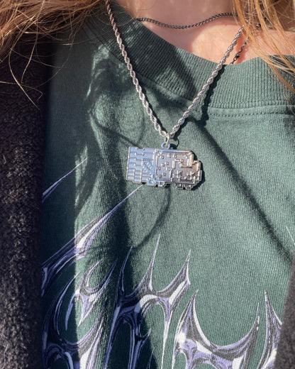 Chrome Nyan Necklace