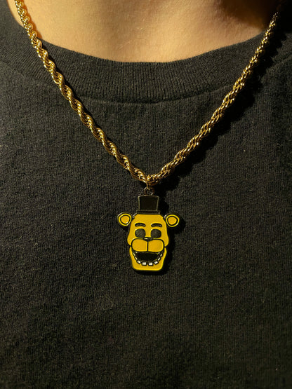 Golden Freddy Necklace