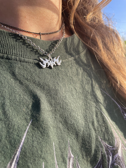 Cyber Goth Chrome Bat