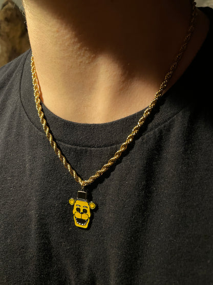 Golden Freddy Necklace