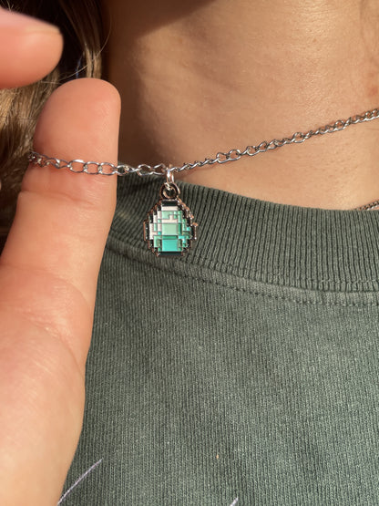 Chrome Diamond Necklace