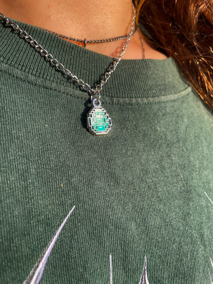 Chrome Diamond Necklace