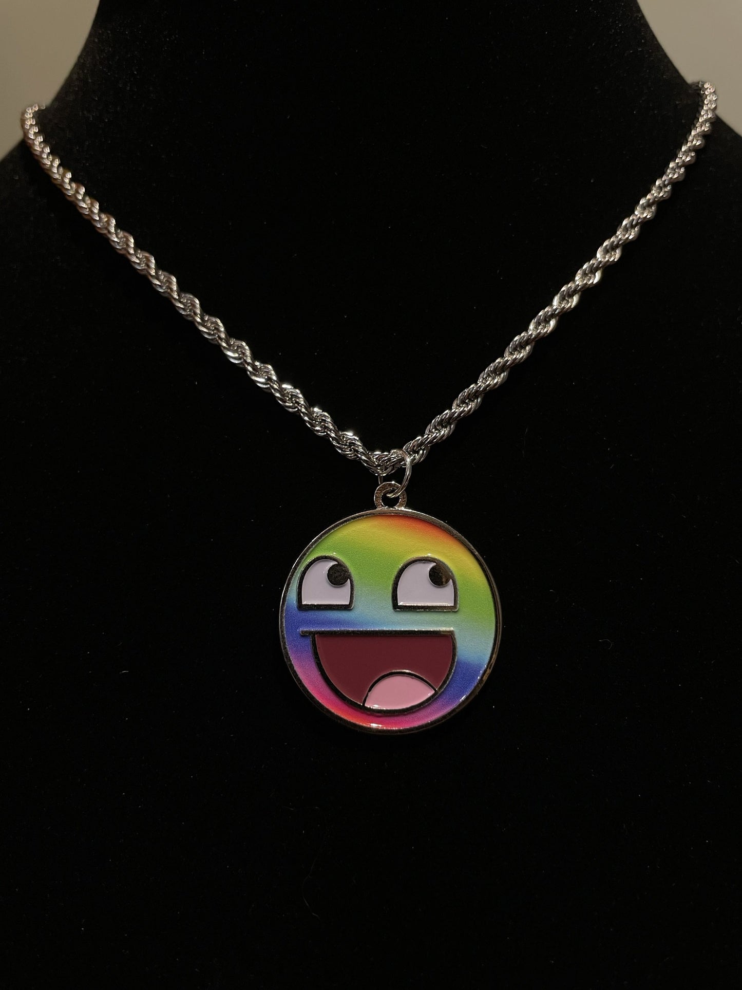 Prismatic Epic Face Necklace