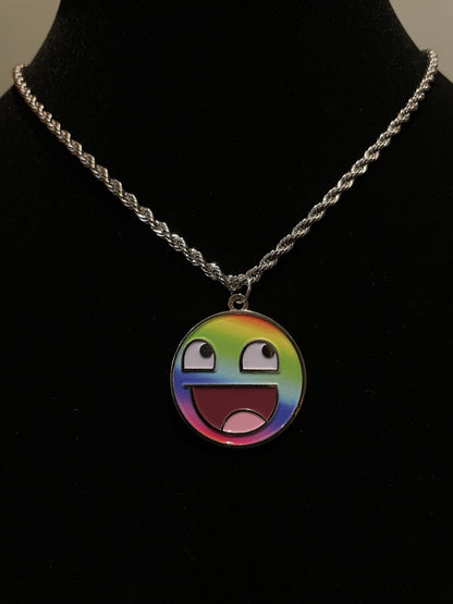 Prismatic Epic Face Necklace