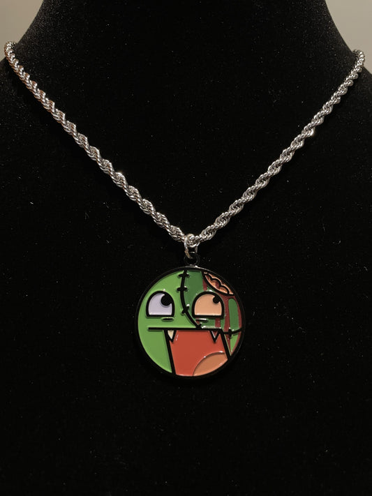 Zombie Epic Face Necklace