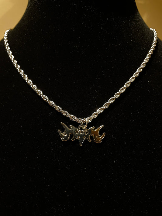 Cyber Goth Chrome Bat