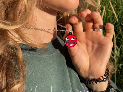 Vermilion Epic Face Necklace