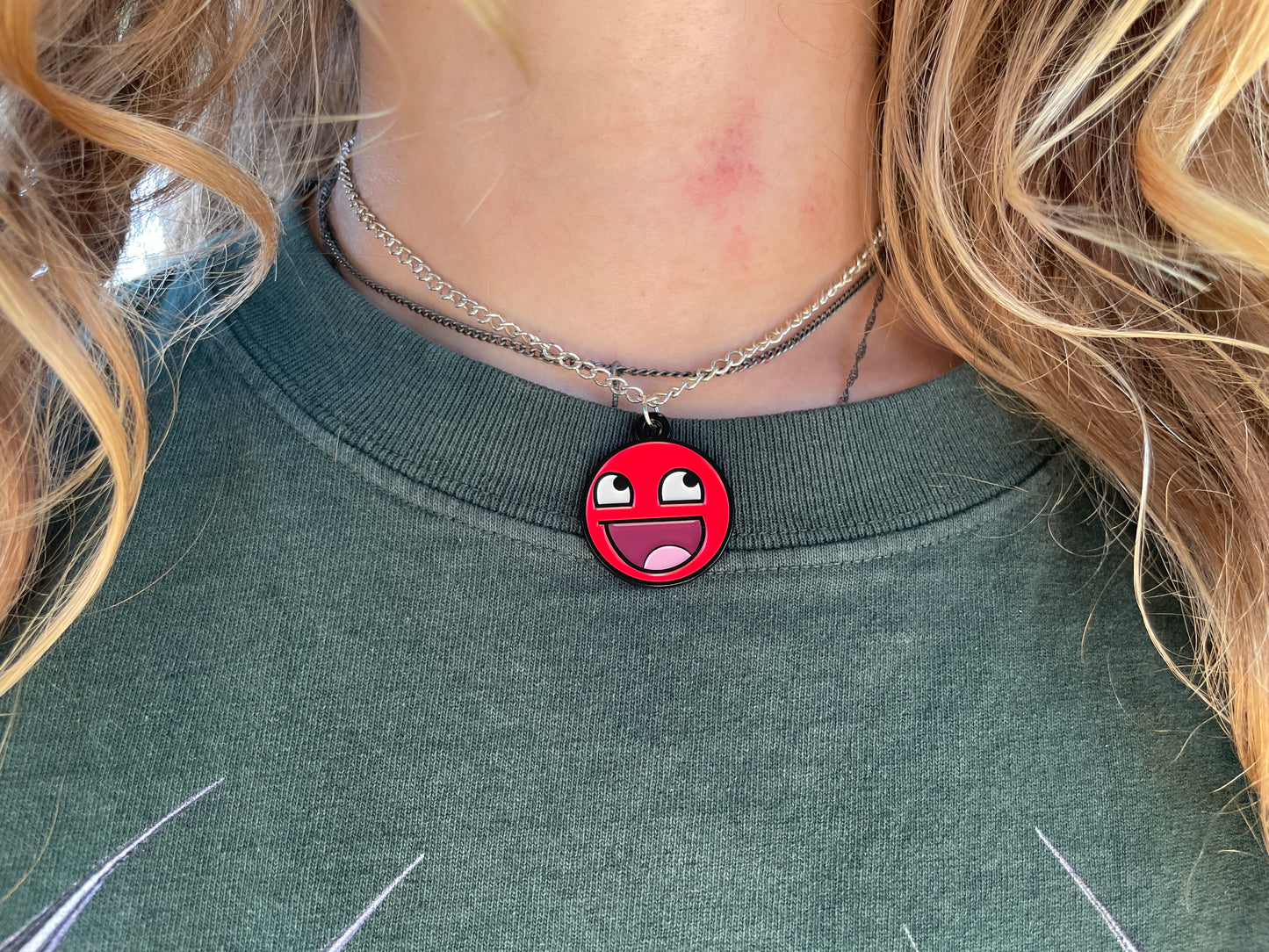 Vermilion Epic Face Necklace