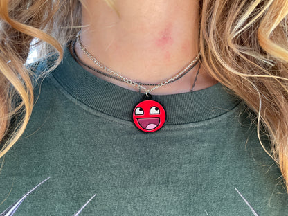 Vermilion Epic Face Necklace