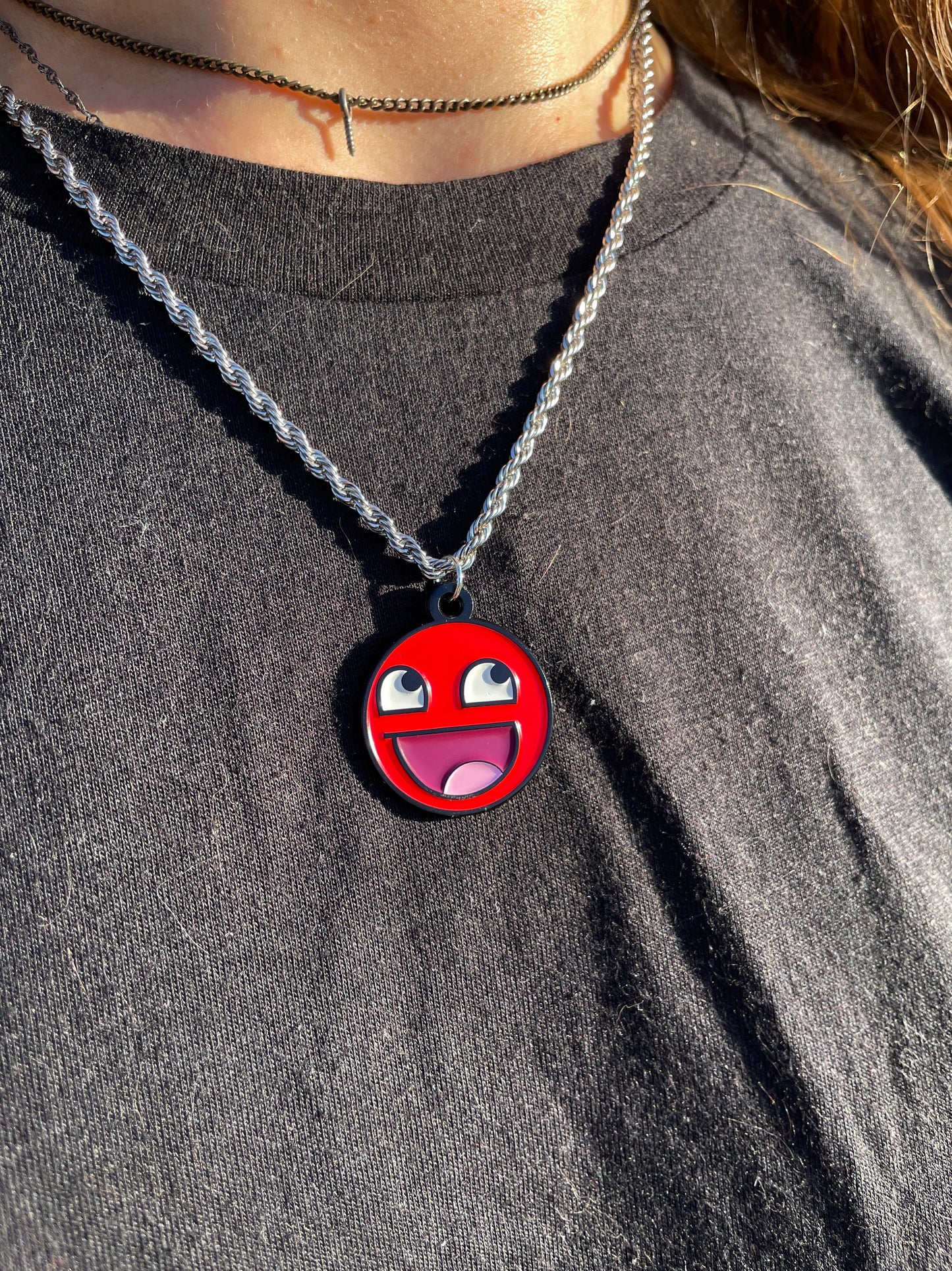 Vermilion Epic Face Necklace