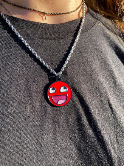 Vermilion Epic Face Necklace