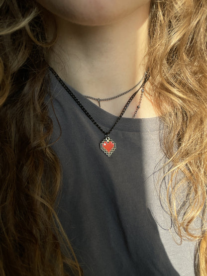 Red Heart Necklace
