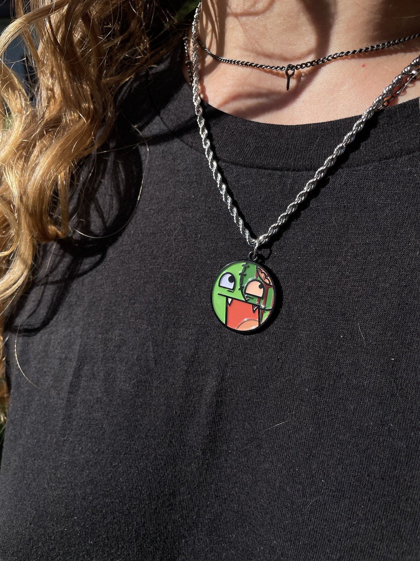 Zombie Epic Face Necklace