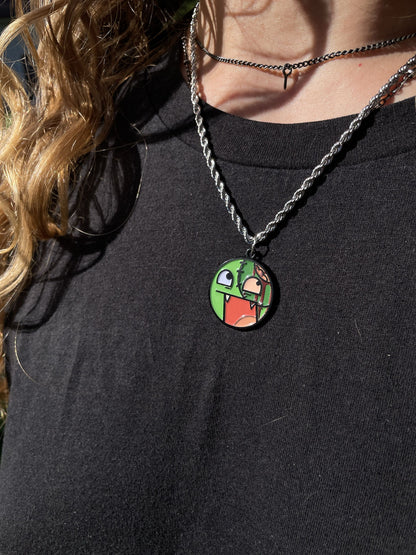 Zombie Epic Face Necklace